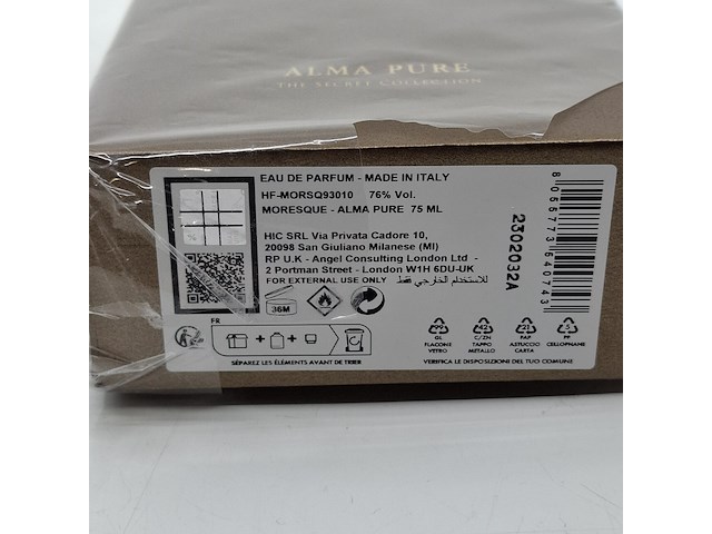 Eau de parfum, 75ml, moresque, alma pure - afbeelding 3 van  4