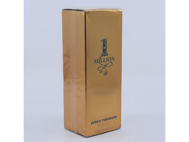 Eau de toilette, 200 ml, paco rabanne, one million - afbeelding 1 van  4