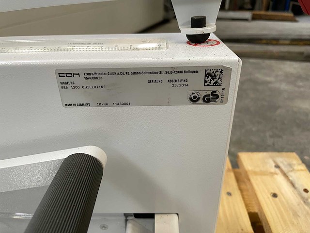 Eba - 2014 - 4300 - guillotineschaar - afbeelding 4 van  5