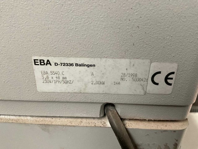 Eba 5540c papiershredder - afbeelding 7 van  8