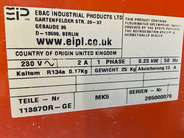 Ebac condensatiedroger / bouwdroger (3x) - afbeelding 4 van  5