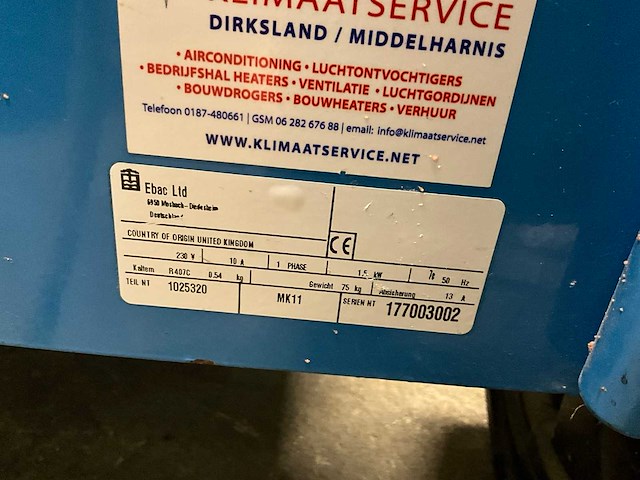 Ebac mk11 bouwdroger - afbeelding 3 van  3