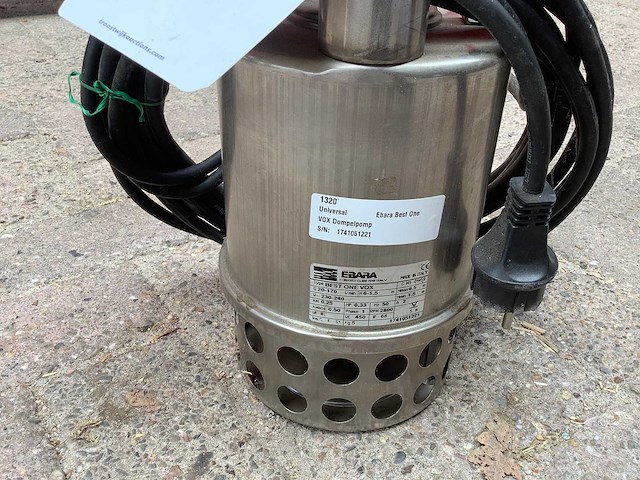 Ebara - best one fox 20/170 - dompelpomp - afbeelding 2 van  2