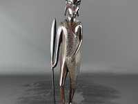 Ebbenhouten?. afrikaanse krijger - afbeelding 2 van  5