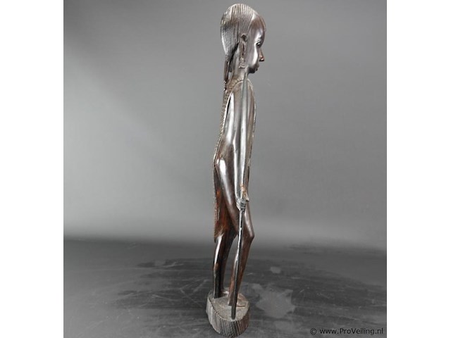 Ebbenhouten?. afrikaanse krijger - afbeelding 3 van  5