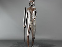 Ebbenhouten?. afrikaanse krijger - afbeelding 1 van  5