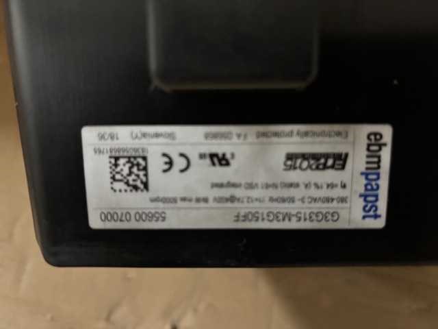 Ebm papst - ebm papst centrifugaalventilator g3g315-m3g150ff - afbeelding 3 van  4