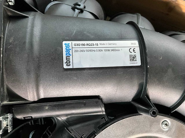 Ebm papst centrifugaal ventilator (16x) - afbeelding 2 van  3