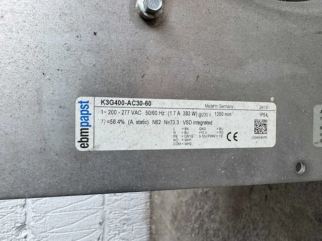 Ebmplast - afzuigventilator (5x) - afbeelding 3 van  3