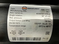 Ebro eb6.1 syd pneumatische vlindeklep (4x) - afbeelding 9 van  9