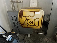 Echte bakker reclamebord