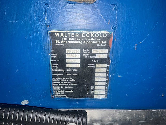 Eckold - kf-653-c - eccentric press - afbeelding 3 van  14