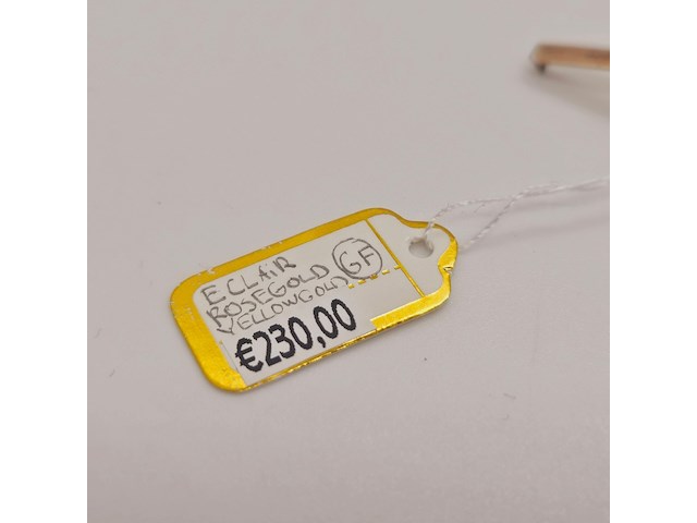 Eclair rosegold yellowgold gf dameshorloge - afbeelding 4 van  7