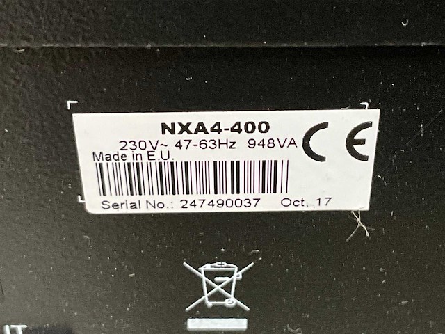 Ecler nxa4-400 versterker - afbeelding 4 van  4