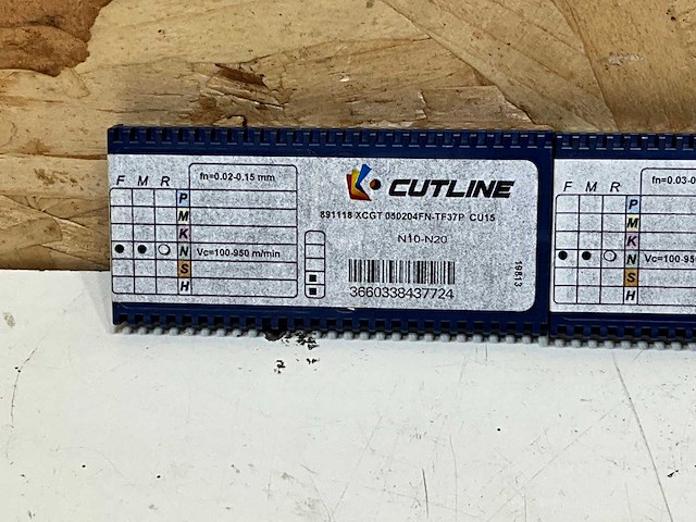 Eco-cutline xcgt inzetmes aluminium diverse maten (60x) - afbeelding 2 van  8