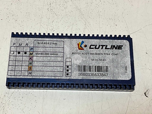 Eco-cutline xcgt inzetmes rvs (30x) - afbeelding 1 van  3