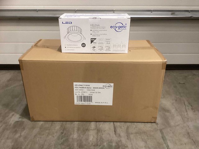 Eco-getic helena modular led downlight 10w/16w 150mm winkelverlichting (32x) - afbeelding 1 van  3