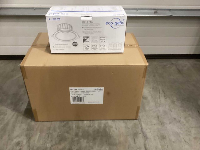 Eco-getic helena modular led downlight 19,5w/25w 200mm winkelverlichting (24x) - afbeelding 1 van  3