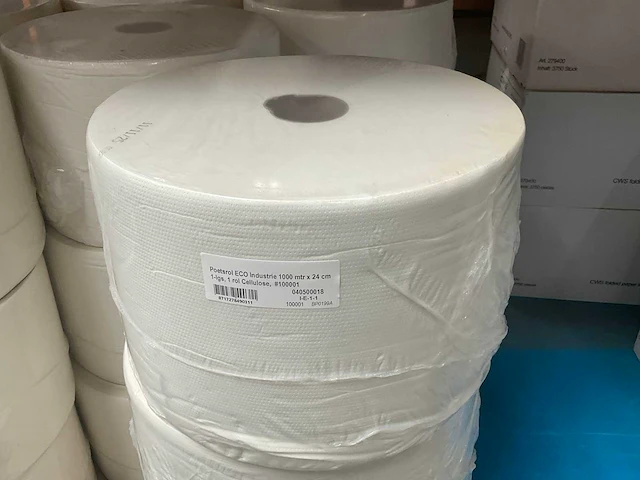 Eco industrie 1000mtr x 24cm poetsrol (26x) - afbeelding 2 van  3