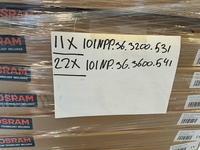Eco led line - led-inbouwarmaturen voor systeemplafonds (33x) - afbeelding 2 van  10