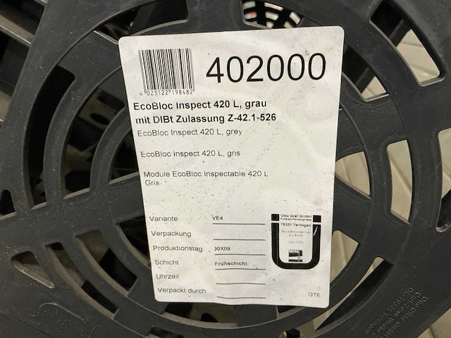 Ecobloc inspect 420l infiltratie krat - afbeelding 3 van  3