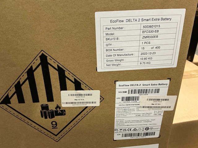 Ecoflow delta 2 smart extra battery - afbeelding 3 van  3