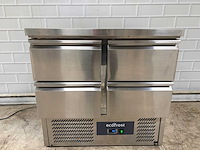 Ecofrost - rvs koelwerkbank voorzien van 4 x lade - afbeelding 2 van  7
