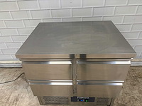 Ecofrost - rvs koelwerkbank voorzien van 4 x lade - afbeelding 5 van  7