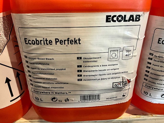 Ecolab - ecobrite perfekt - fles zuurstof bleekmiddel (11x) - afbeelding 1 van  1