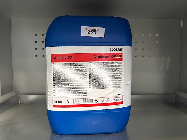 Ecolab - stabicip oxi - industrieel reinigingsmiddel 21kg - afbeelding 1 van  1