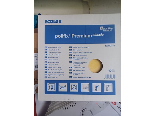 Ecolab micro lerenzeem polifix premium 38 x 40cm aantal 10 stuks. - afbeelding 1 van  9
