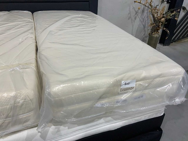 Ecolinde soft natuur latex matras b90 x l200 cm - afbeelding 1 van  8