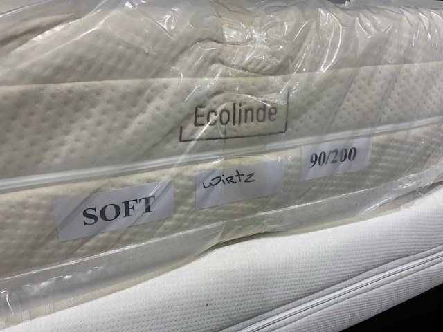Ecolinde soft natuur latex matras b90 x l200 cm - afbeelding 3 van  8