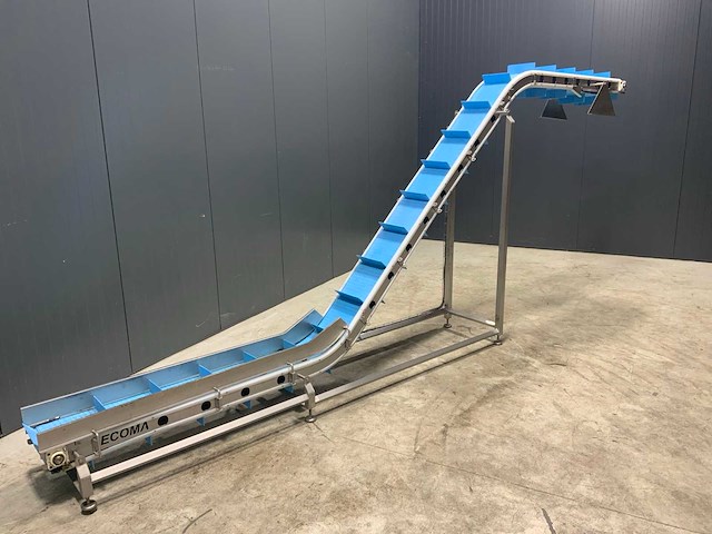 Ecoma opvoer transportband 5,5m - afbeelding 1 van  5