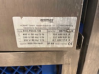 Ecomax by hobart eco-f504s-12b vaatwasser - afbeelding 3 van  11