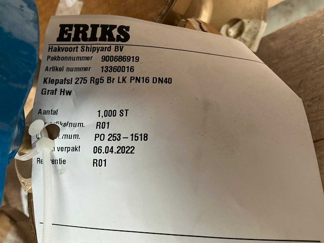 Econ klep dn40/pn16 (4x) - afbeelding 5 van  5