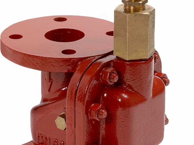 Econ storm valve js1025 pn4 dn 80 red - afbeelding 1 van  3