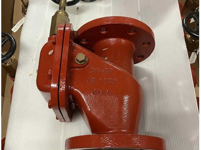 Econ storm valve js1025 pn4 dn 80 red - afbeelding 3 van  3