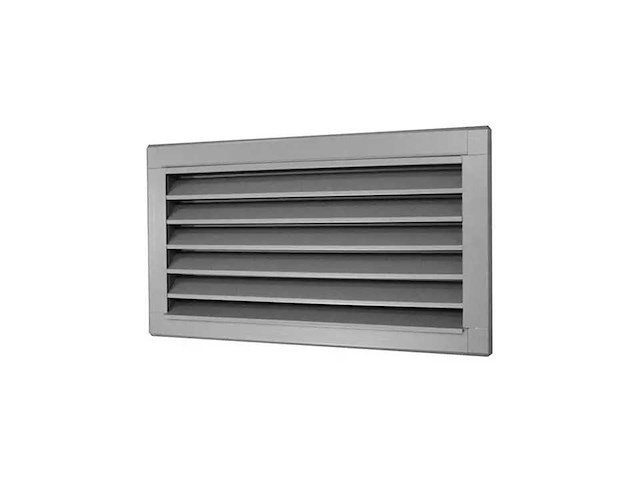 Econox - buitenluchtrooster b=1200 x h=500 rvs - inox - afbeelding 1 van  2