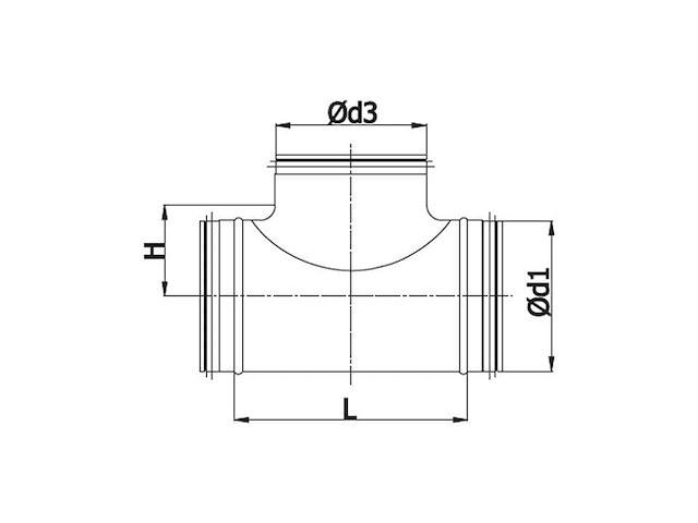 Econox - spiro-safe t-stuk - afbeelding 2 van  2