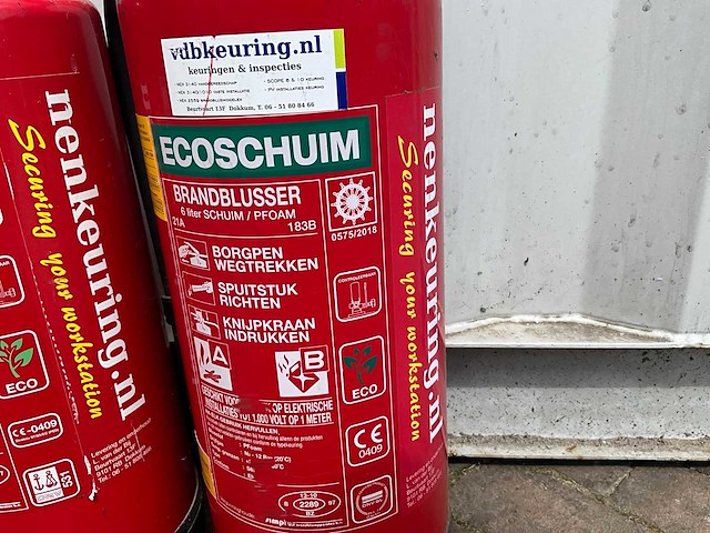 Ecoschuim 6 liter brandblusser (2x) - afbeelding 3 van  6