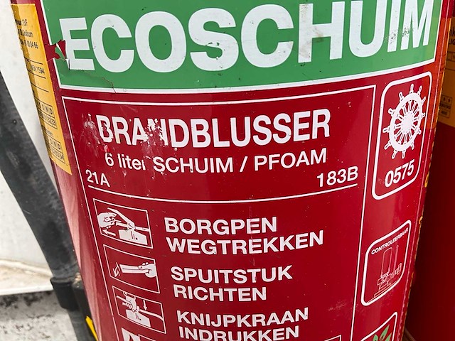 Ecoschuim 6 liter brandblusser (2x) - afbeelding 5 van  6