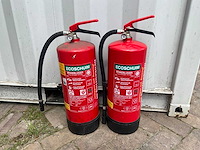 Ecoschuim 6 liter brandblusser (2x) - afbeelding 1 van  5