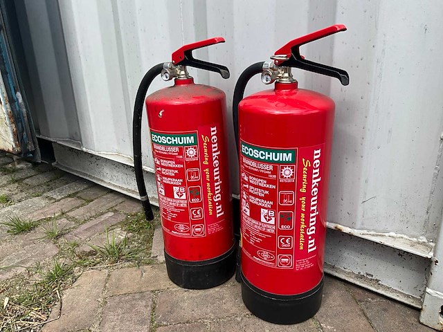 Ecoschuim 6 liter brandblusser (2x) - afbeelding 2 van  5