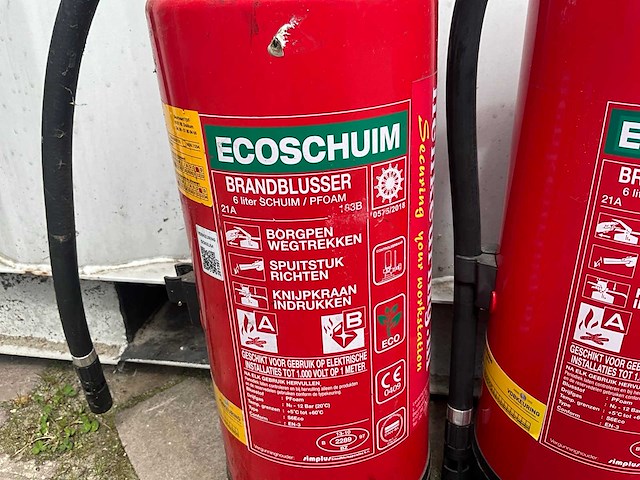 Ecoschuim 6 liter brandblusser (2x) - afbeelding 4 van  5