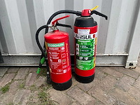 Ecoschuim/ ansul 6 liter brandblusser (2x) - afbeelding 1 van  6