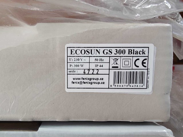 Ecosun - gs - infrared heating system (3x) - afbeelding 3 van  5