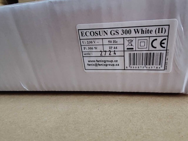 Ecosun - gs 300 - infrared heating systems (2x) - afbeelding 3 van  3