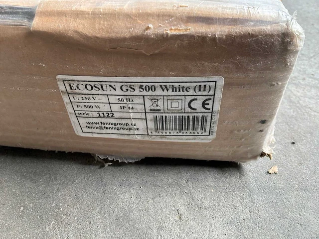 Ecosun gs-500 infrarood verwarmingspaneel - afbeelding 3 van  3
