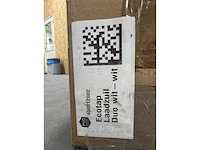 Ecotap - laadzuil duo wit-wit - laadpaal - afbeelding 2 van  3